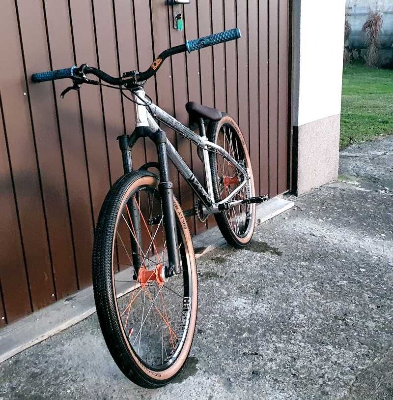 Rowert Dirt, Ns Bikes Metropolis 2 chromowany, unikat