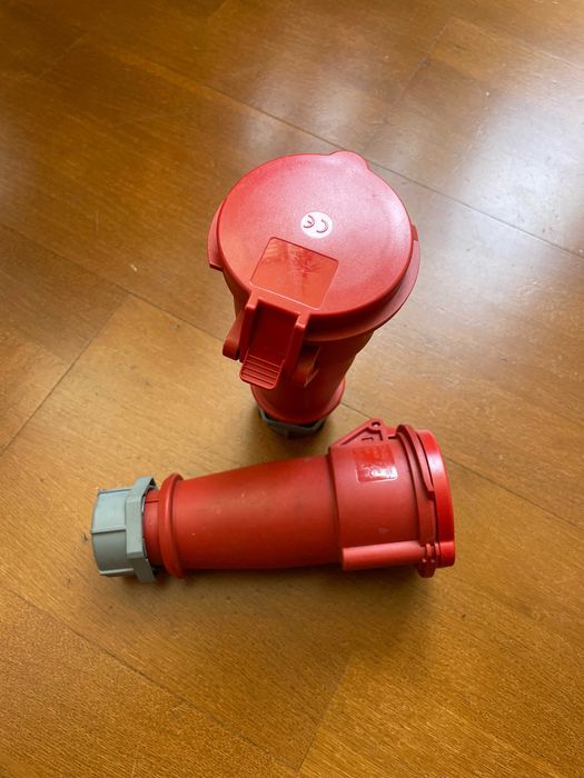 Розетка силова кабельна, вилка підключення, MENNEKES, Type 6 32А, 380В