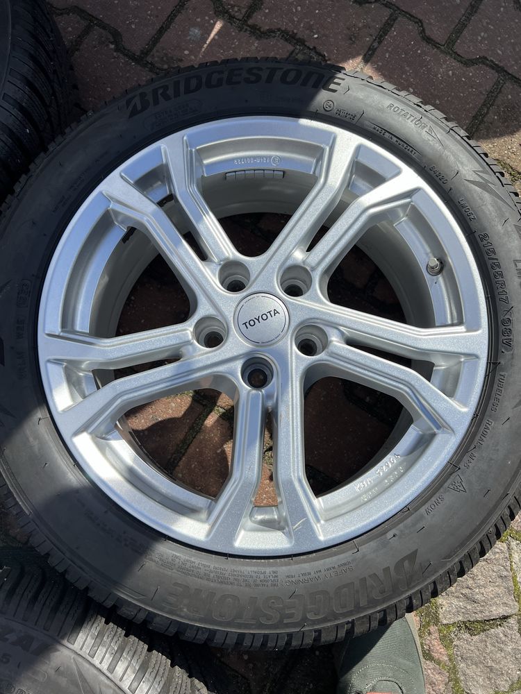 Koła zimowe 17 TOYOTA CHR + czujniki TPMS + NOWE opony 2024 r.