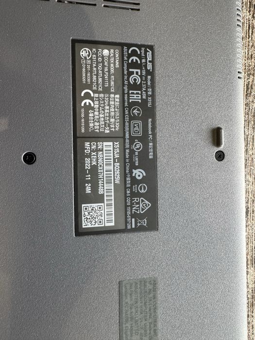 Laptop Asus X515J i3-1005G1 8/512