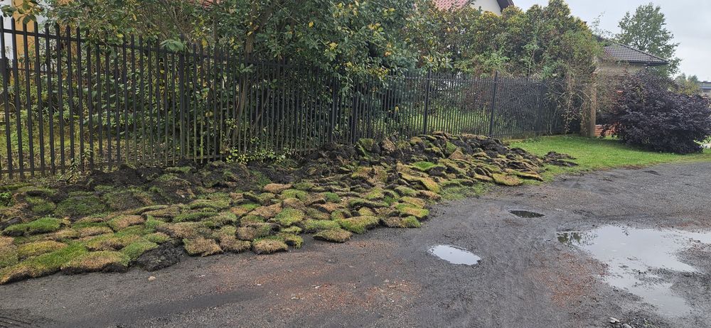 Oddam  pilnie   wycinki ziemi z trawą