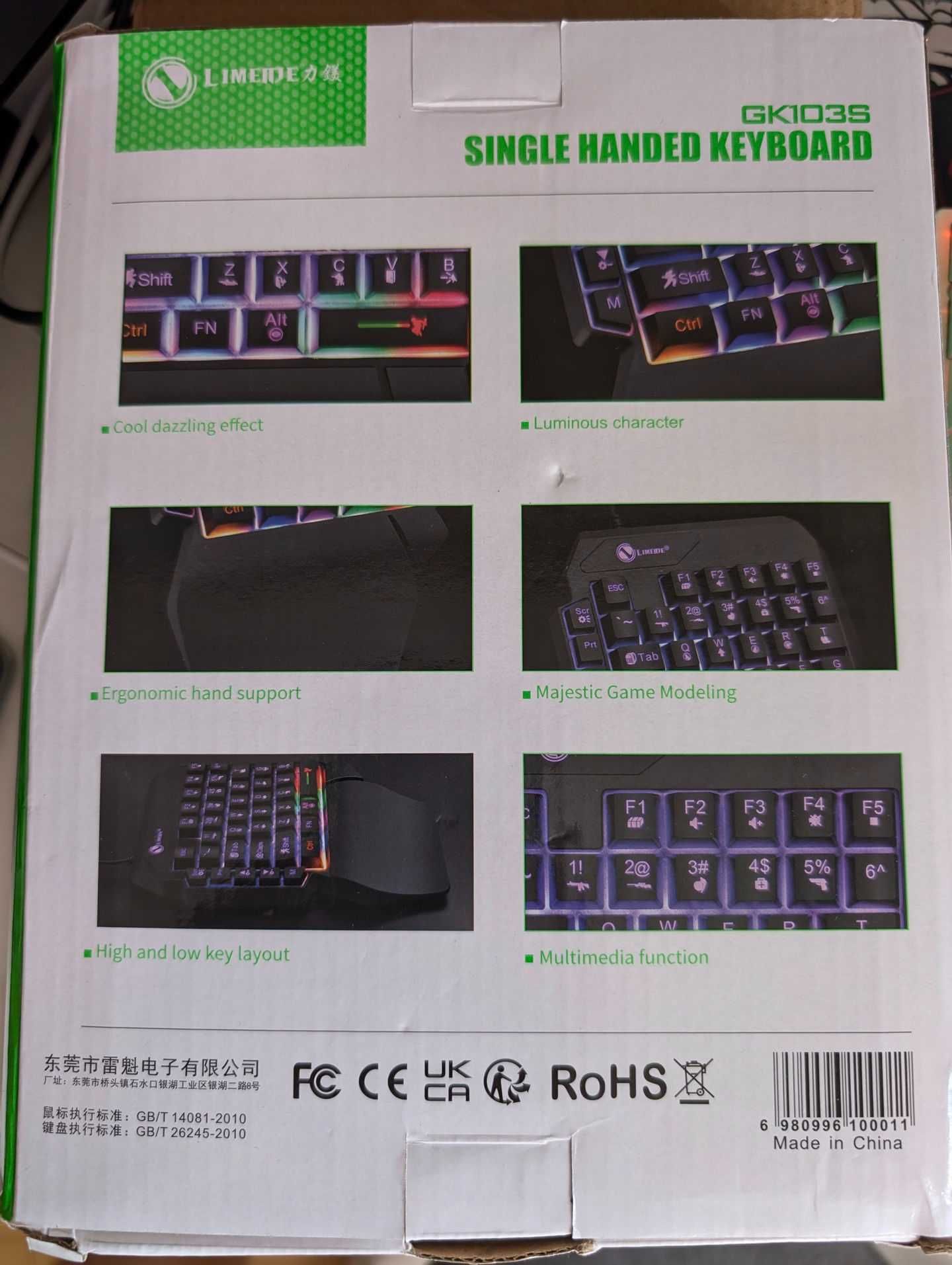 Teclado Gaming RGB