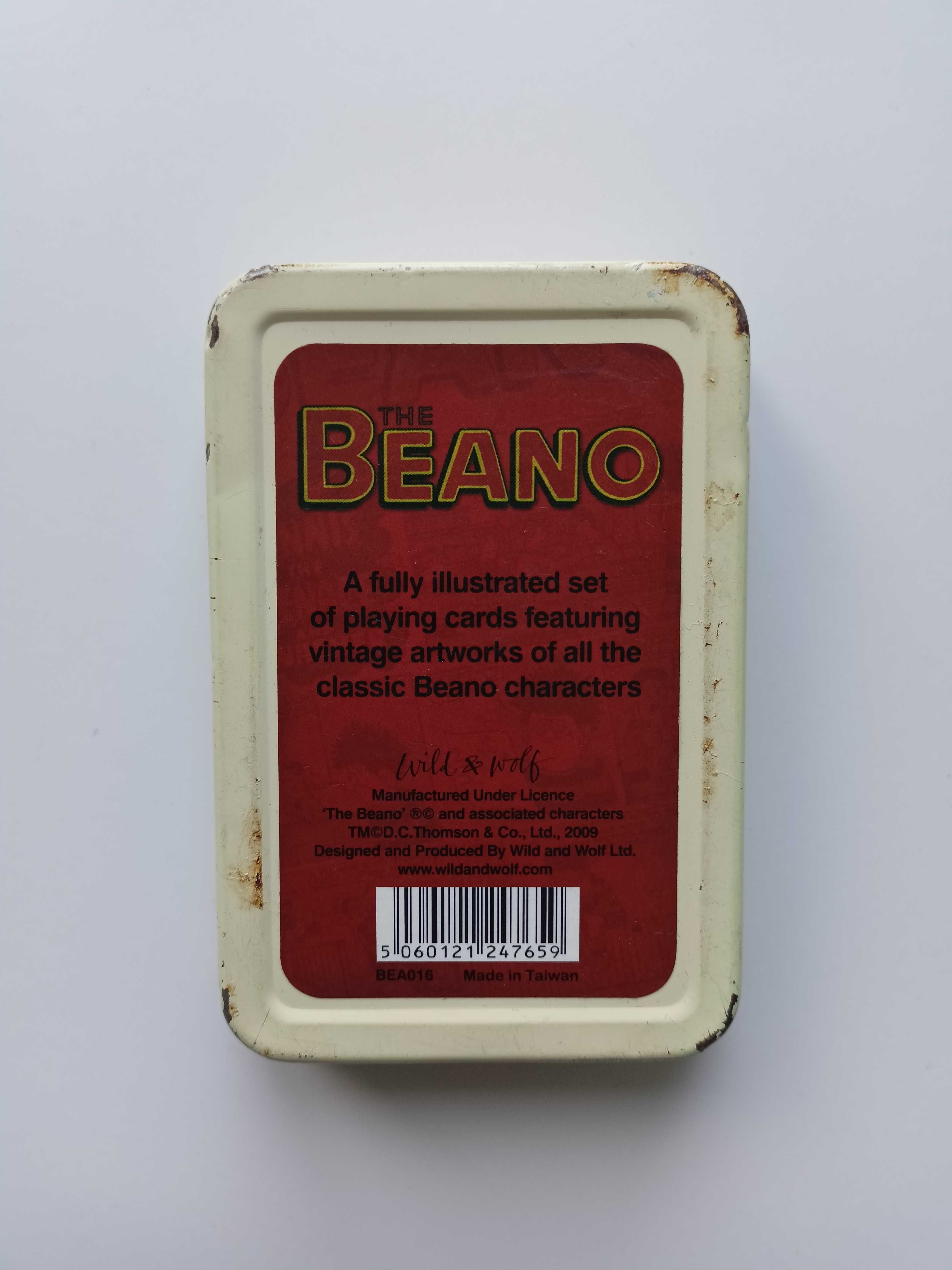 Zestaw kart Beano vintage gra