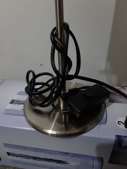 Candeeiros vidro/inox