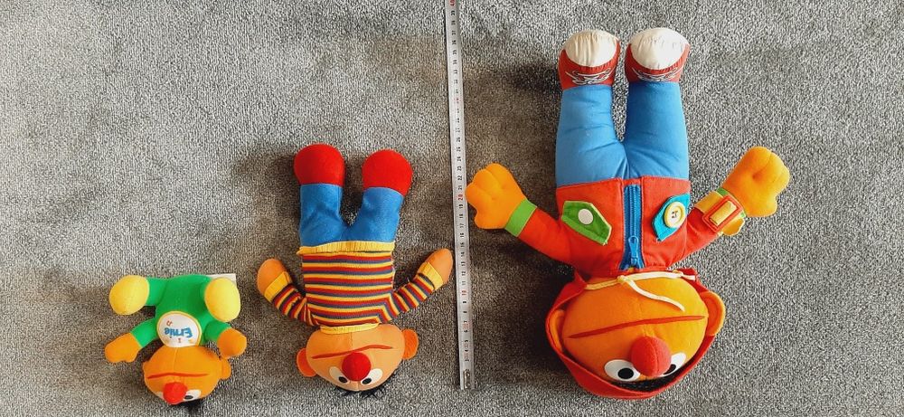 Ernie maskotka Ulica Sezamkowa 3 szt  playskool