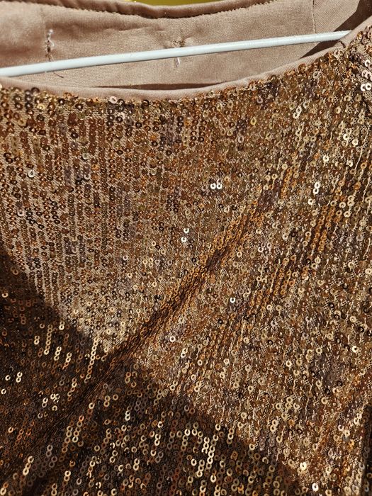 Złota bluzka w cekiny