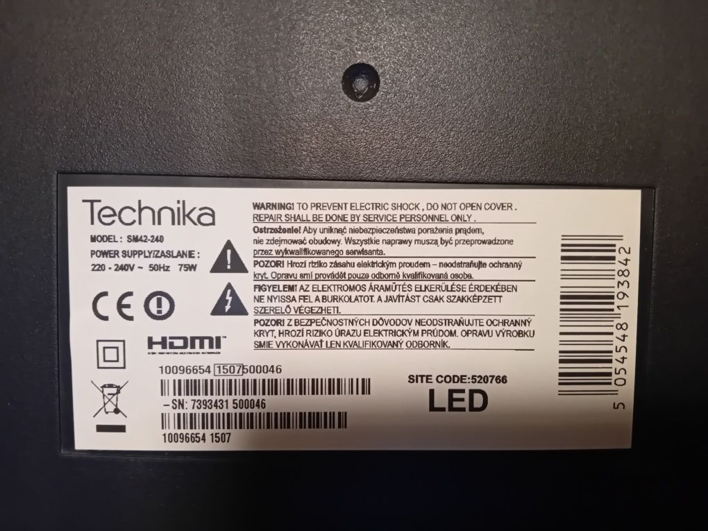 Telewizor 42 cale Technika HDMI  LED