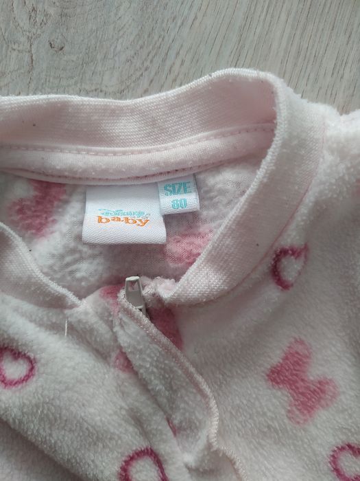 Zestaw śpiochy polar i body z długim rękawem r 80