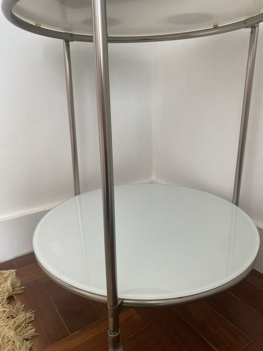 Ikea Strind vintage mesa de apoio com rodas