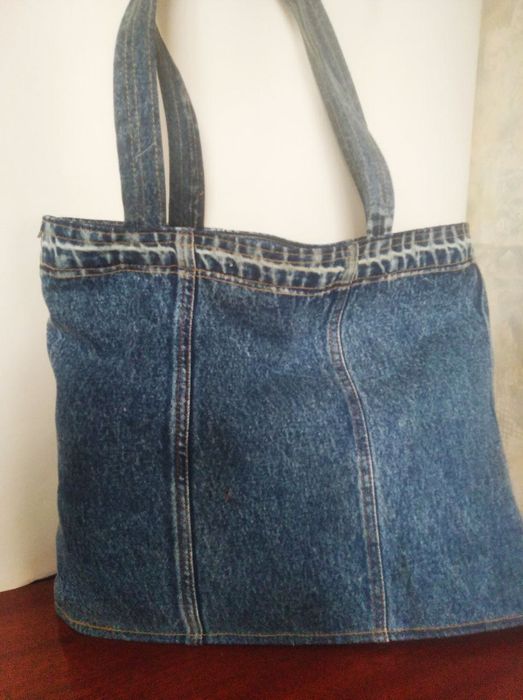 Сумка джинсовая, шоппер