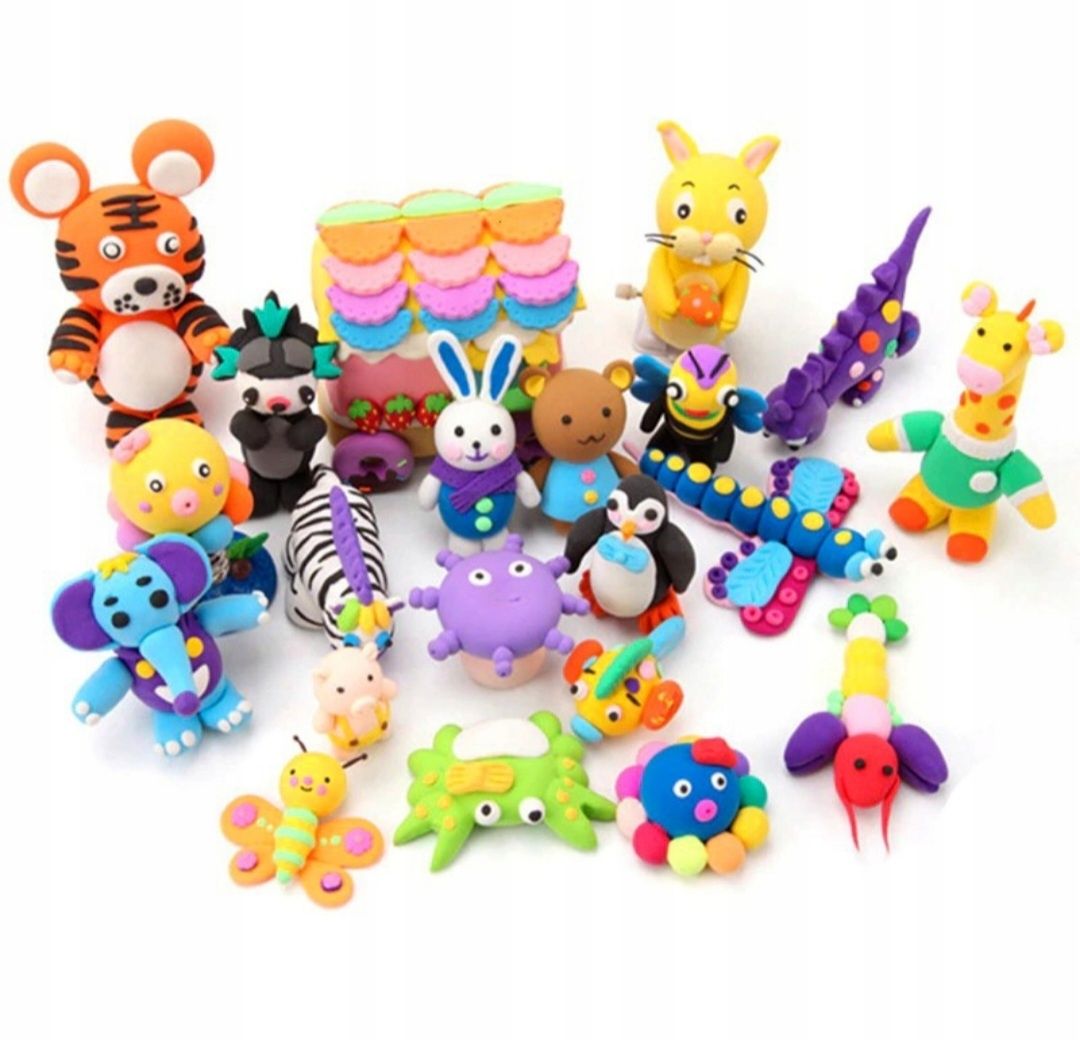 Zabawka magiczna masa zestaw dla dzieci+Niespodzianka GRATIS