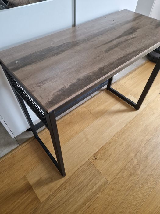 Konsola 90x40 cm mała dostawa Kraków metalowa loft antracyt