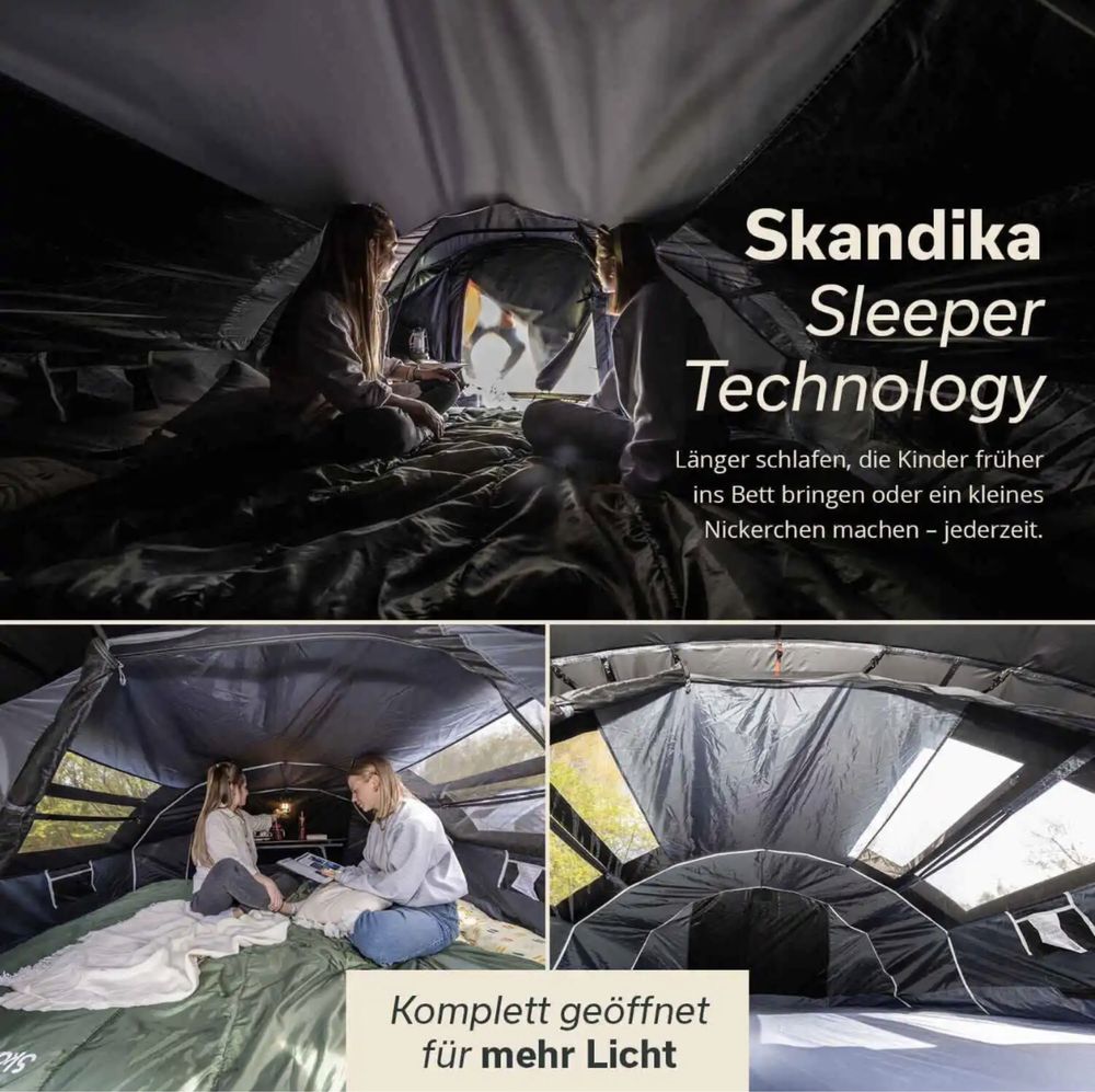 Namiot Skandika Sleeper XL z Technologia Sleeper