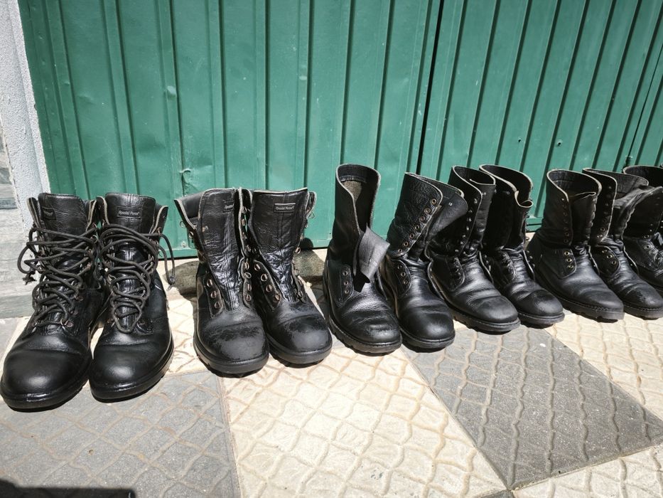 Botas militares do exército PT tamanho 40