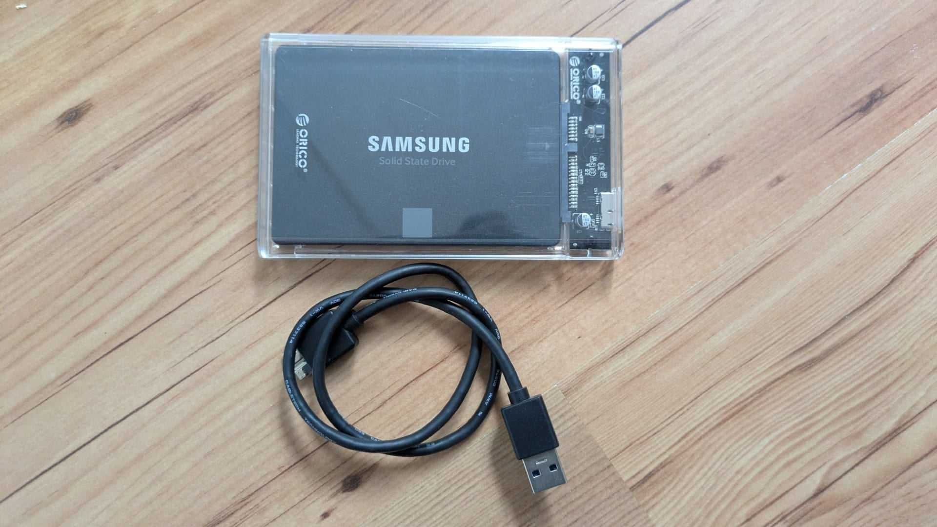 Samsung 500GB 2,5" SATA SSD 870 EVO z obudową