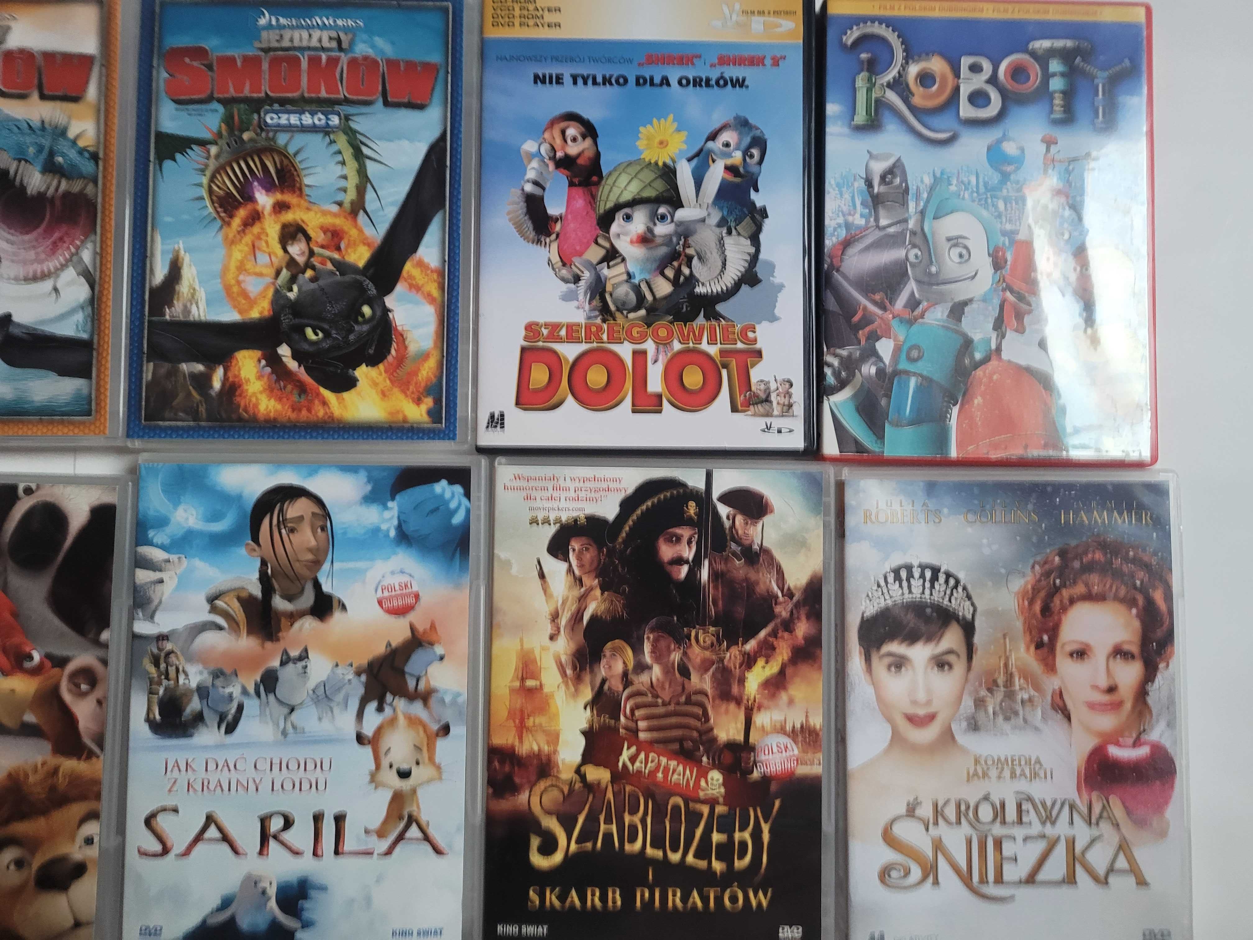 Filmy DVD -kino  rodzinne, młodzieżowe dla dzieci 15sztuk