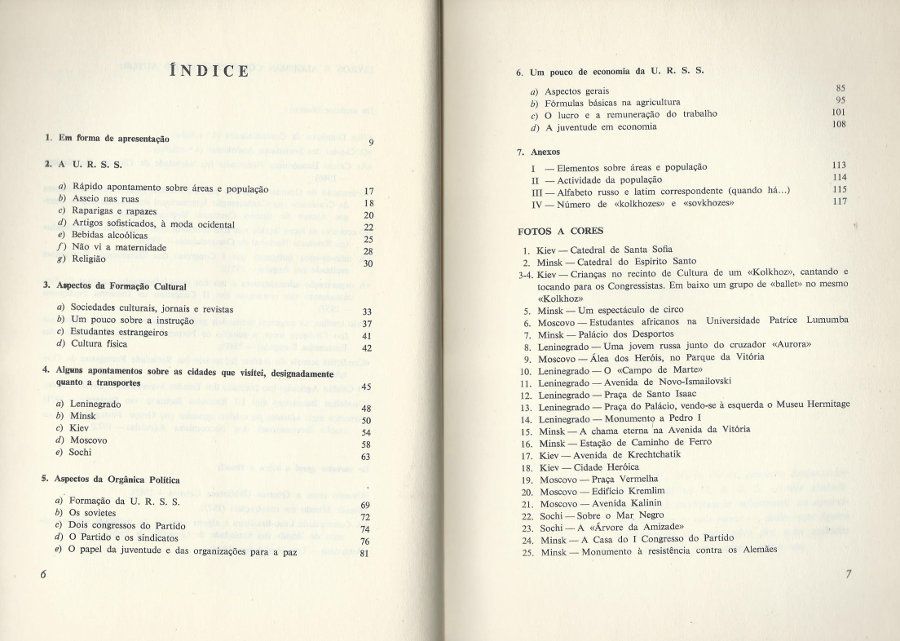 URSS – Um pouco do muito que vi - A. Sebastião Gonçalves