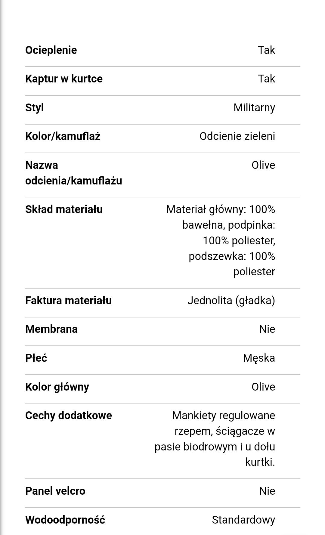 Brandit M65 Giant Nowa 5xl zimowo wiosenno-jesienna