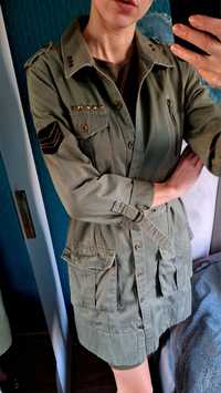 Płaszcz coat katana kurtka szmizjerka militarna