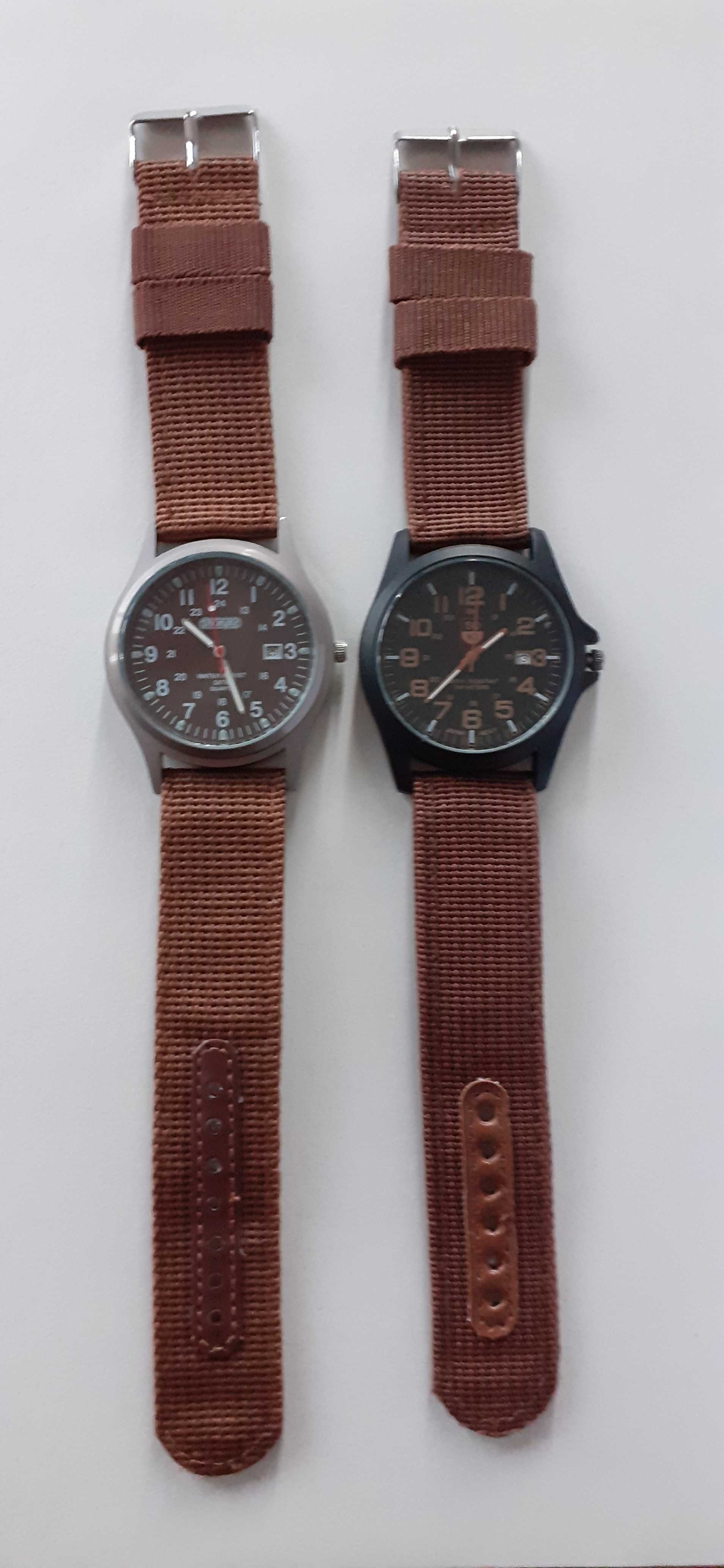 Relógio pulso tipo field, pulseira em nylon
