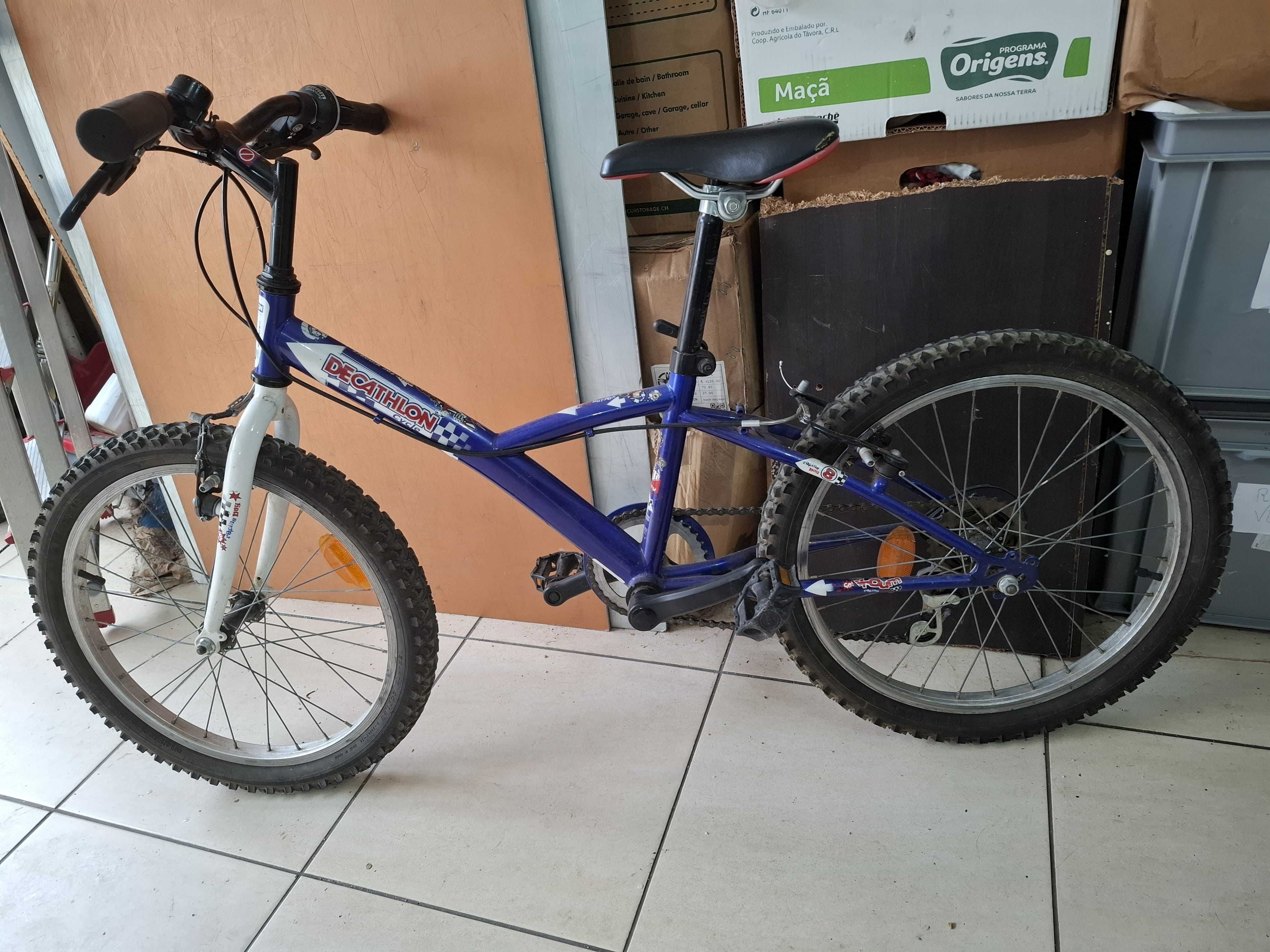 Bicicleta de criança Decathlon roda 20