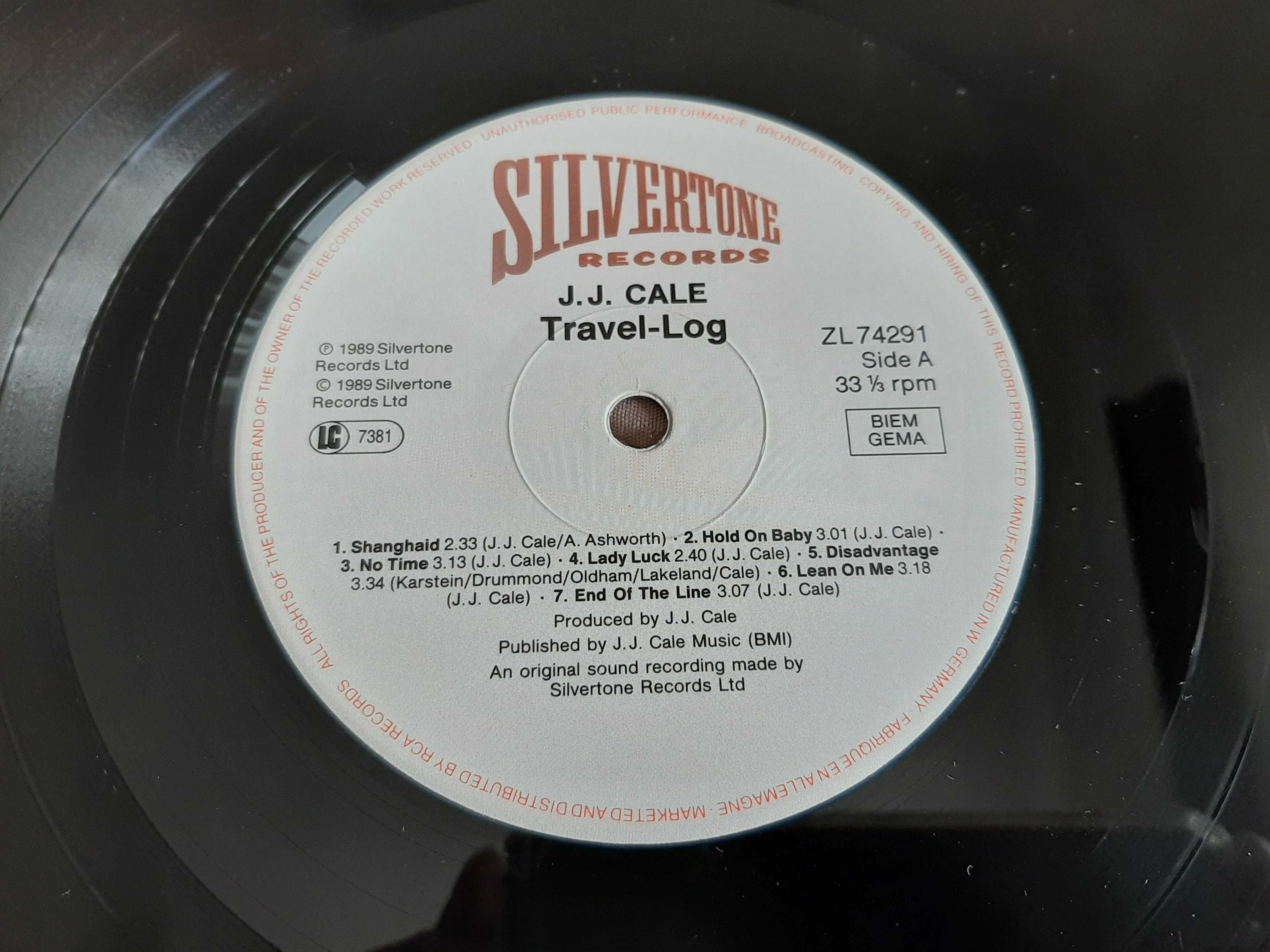J.J. Cale - Travel-Log - Europa - Vinil LP