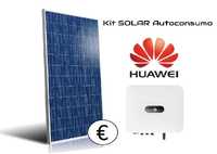 KIT 3300W Autoconsumo com Inversor Híbrido Huawei - Faça você mesmo