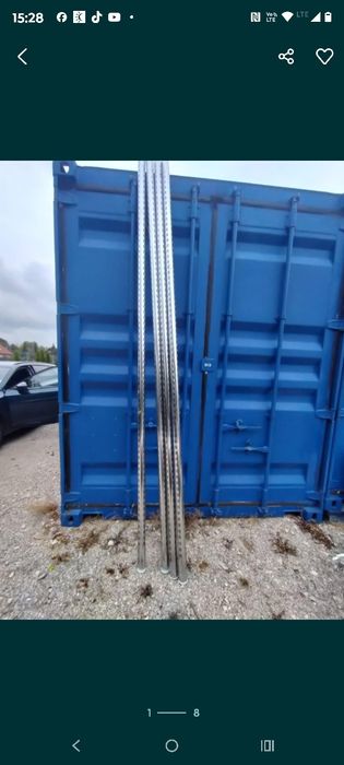 Regał sklepowy Rury rozporowe systemowe