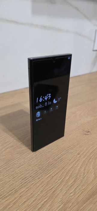 Samsung S23 Ultra Czarny, folia i szkło ochronne