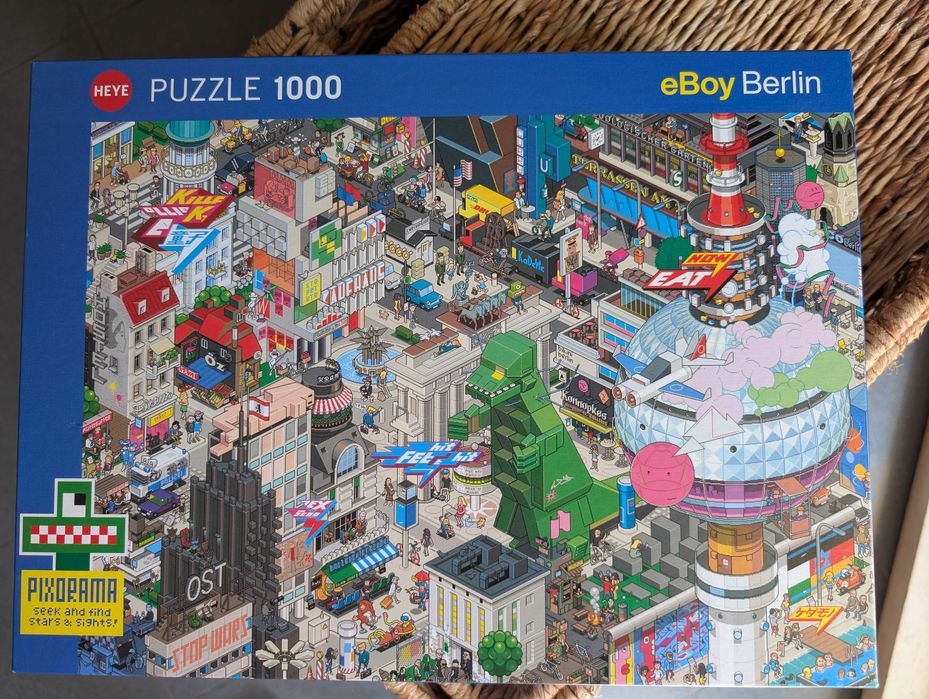 Puzzles HEYE/Pixorama eBoy 1000 peças