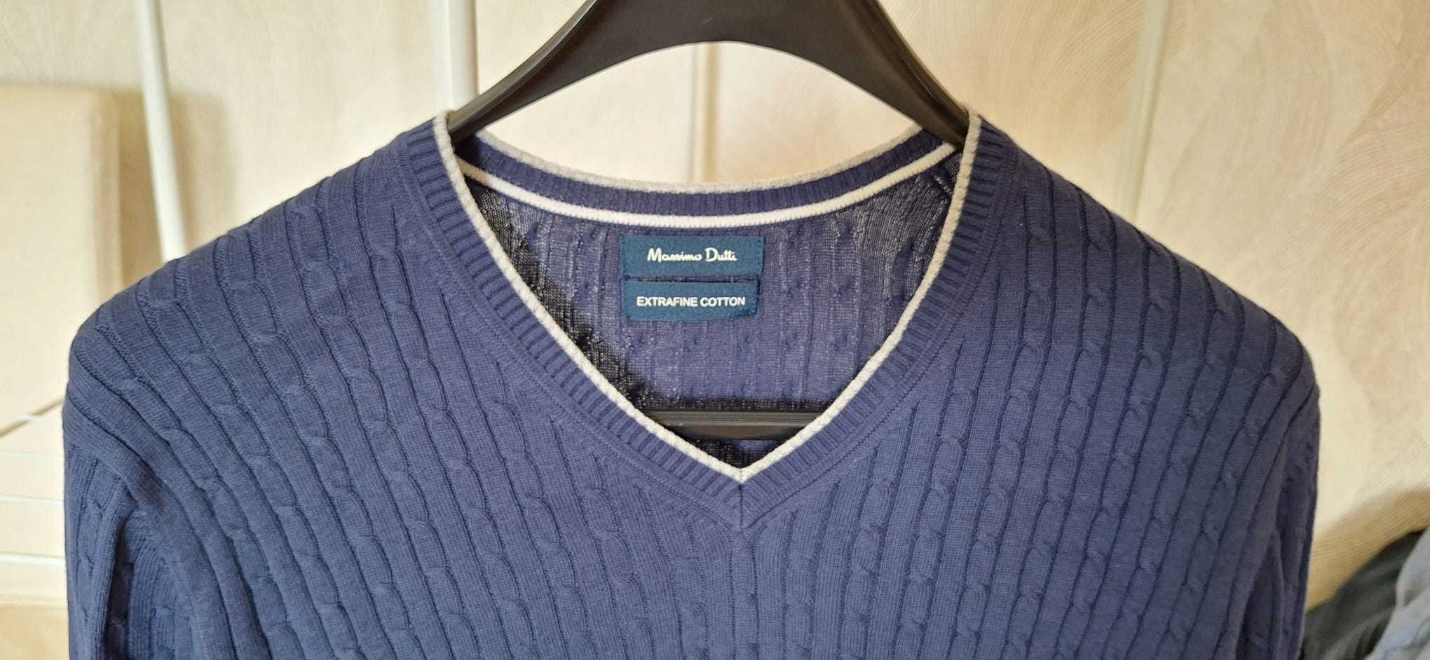 Pullover Massimo Dutti azul marinho
