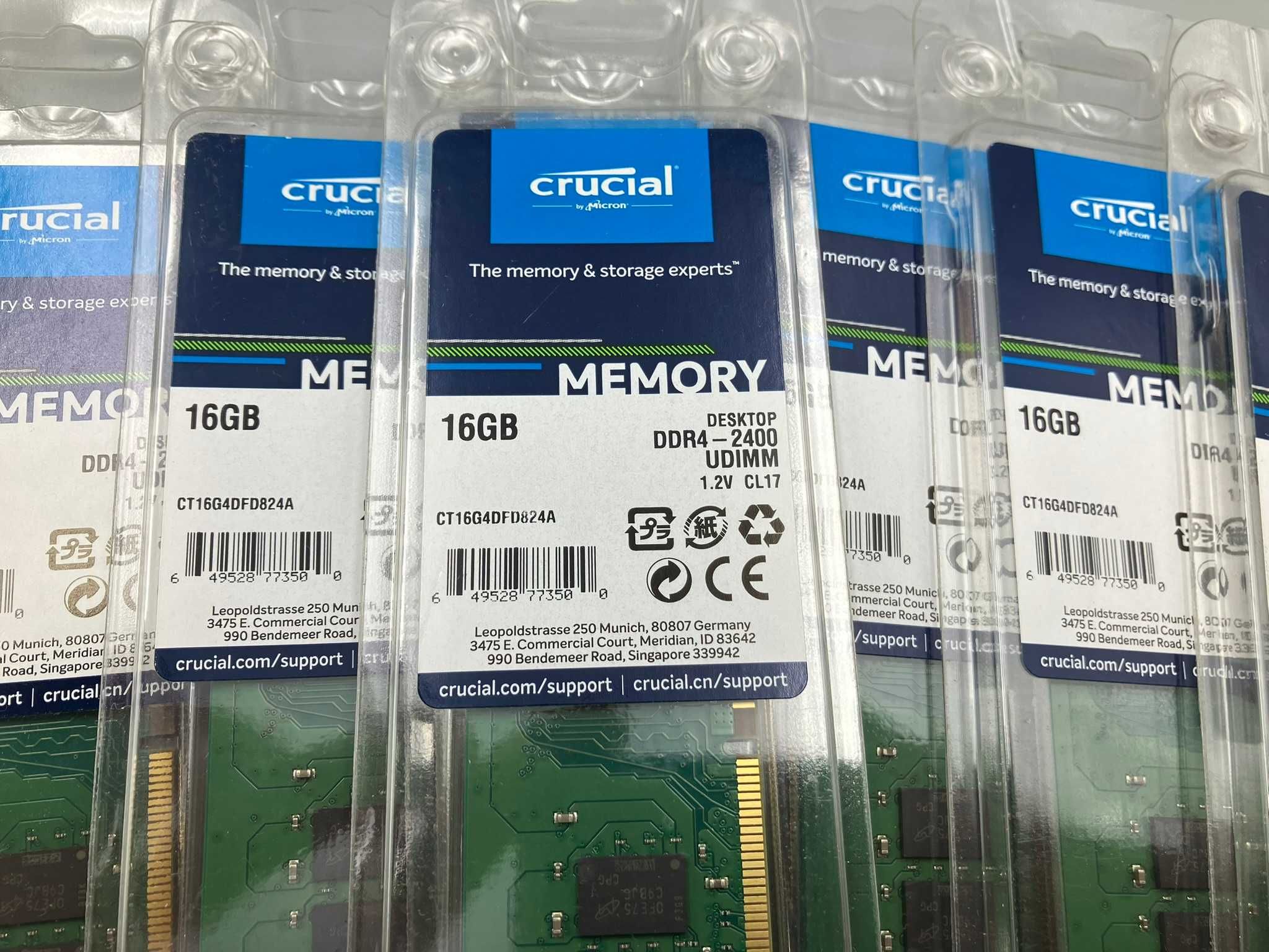 Оперативна пам'ять DDR4 16GB  Crucial CT16G4DFD824A