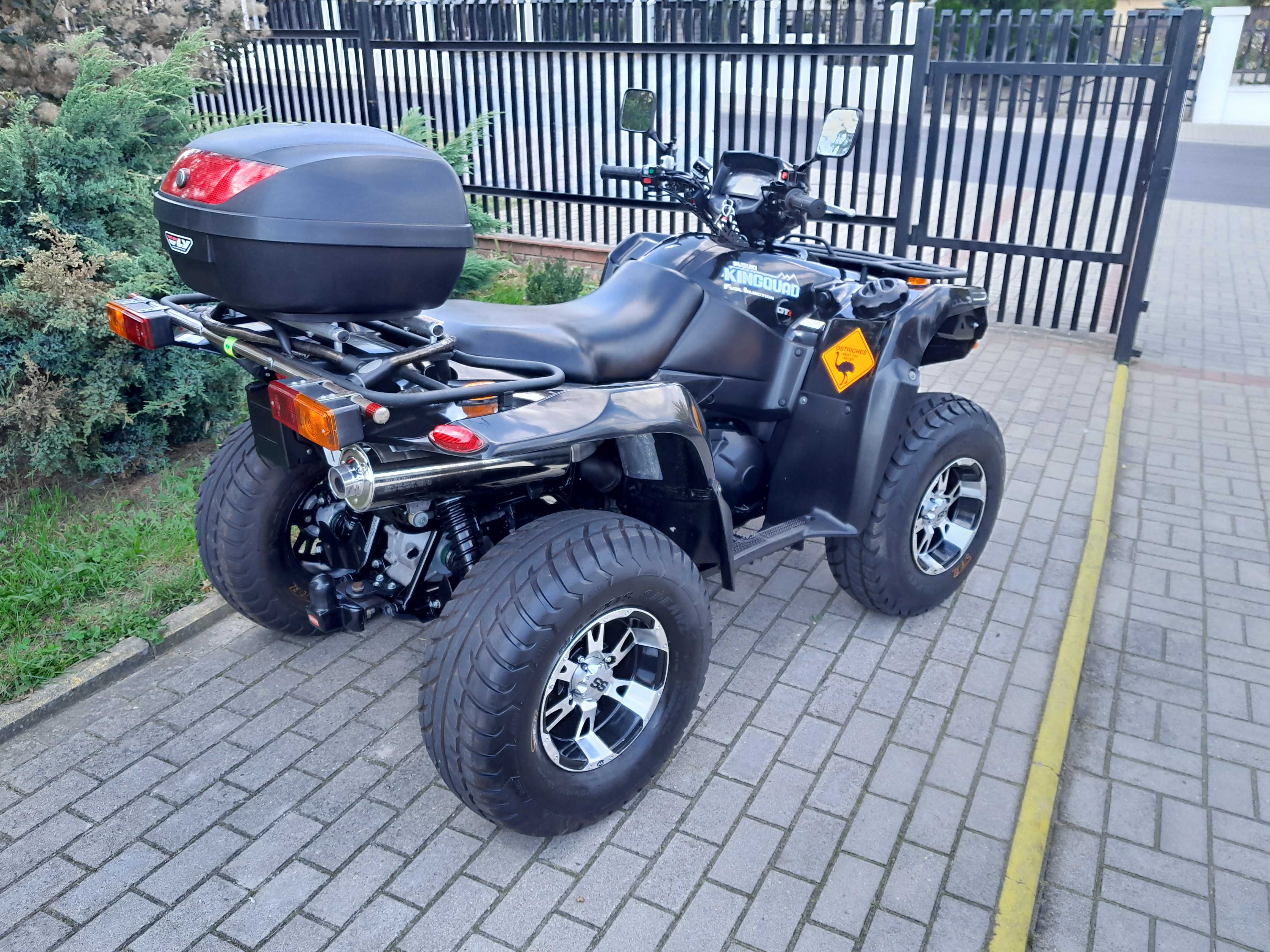 Suzuki kingquad 700 salon pl jak nowy rejestracja grizzly 750 plug