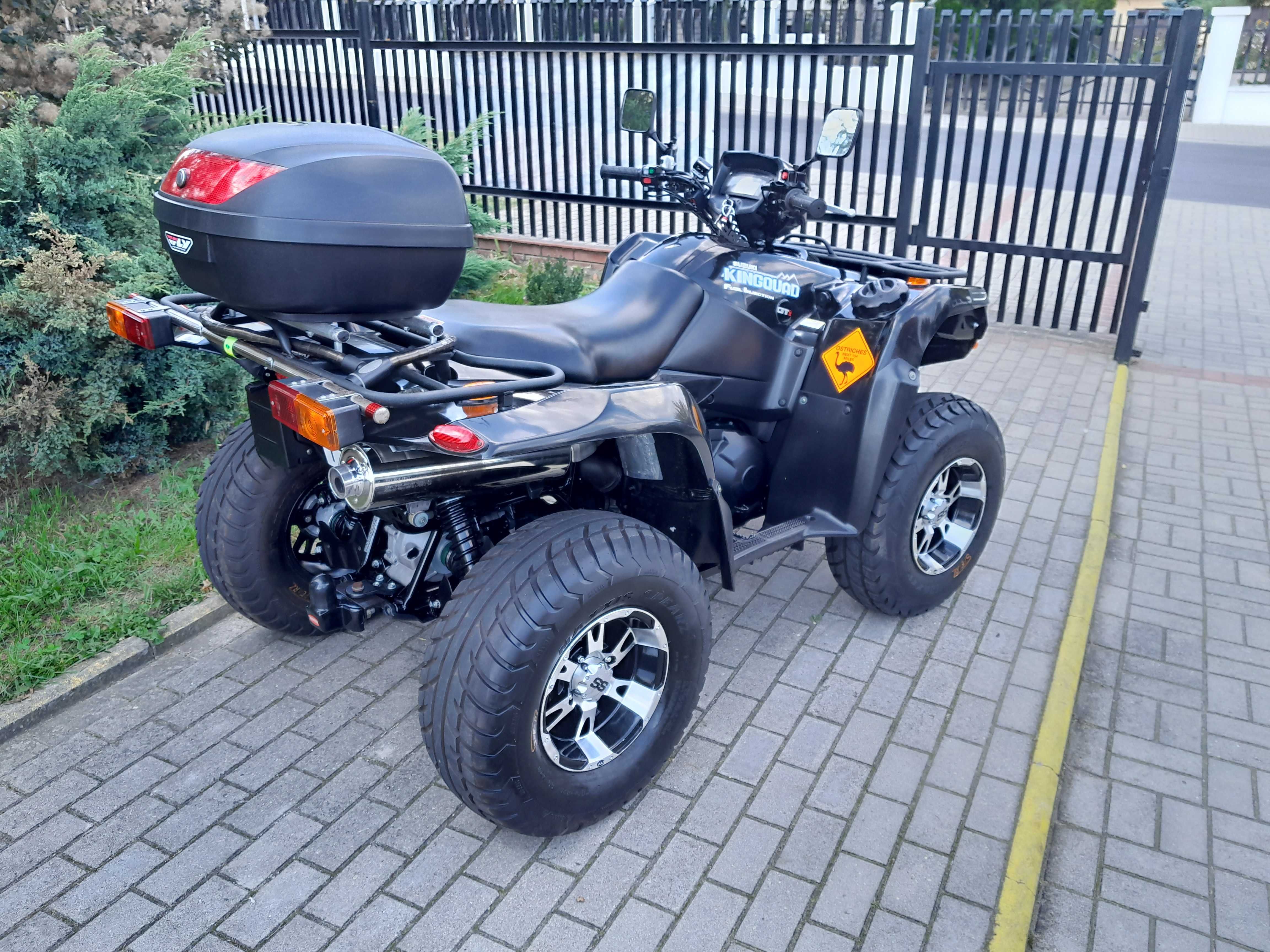 Suzuki kingquad 700 salon pl jak nowy rejestracja grizzly 750 plug