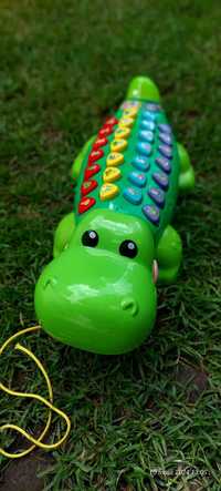 Aligator interaktywny zabawka edukacyjna. STAN BARDZO DOBRY.