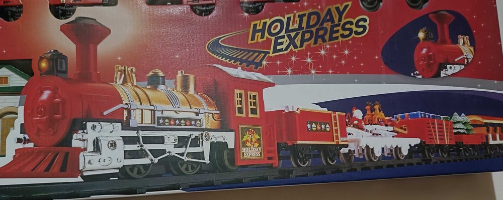 Різдвяний потяг Санти Рождественский поезд Санты