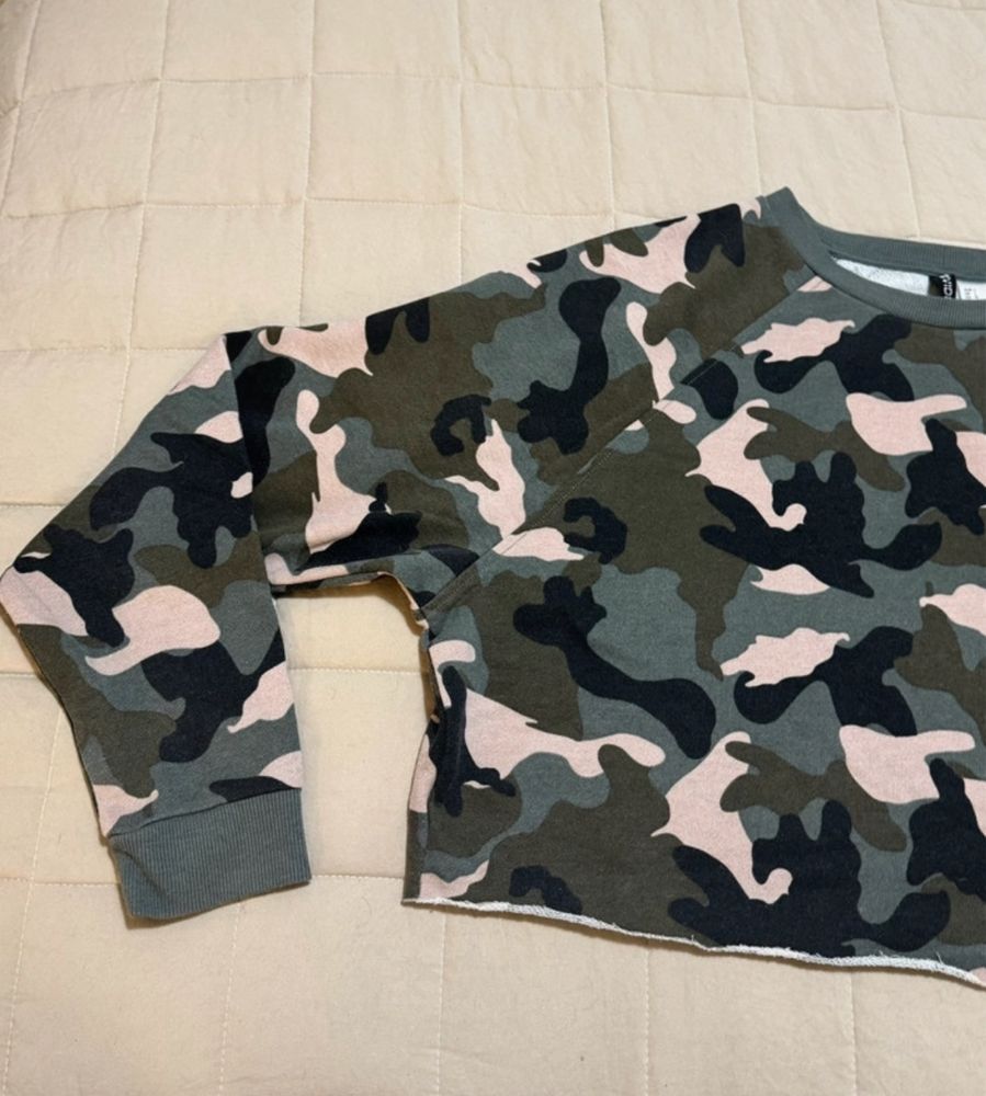 Bluza damska khaki H&M - oversize L