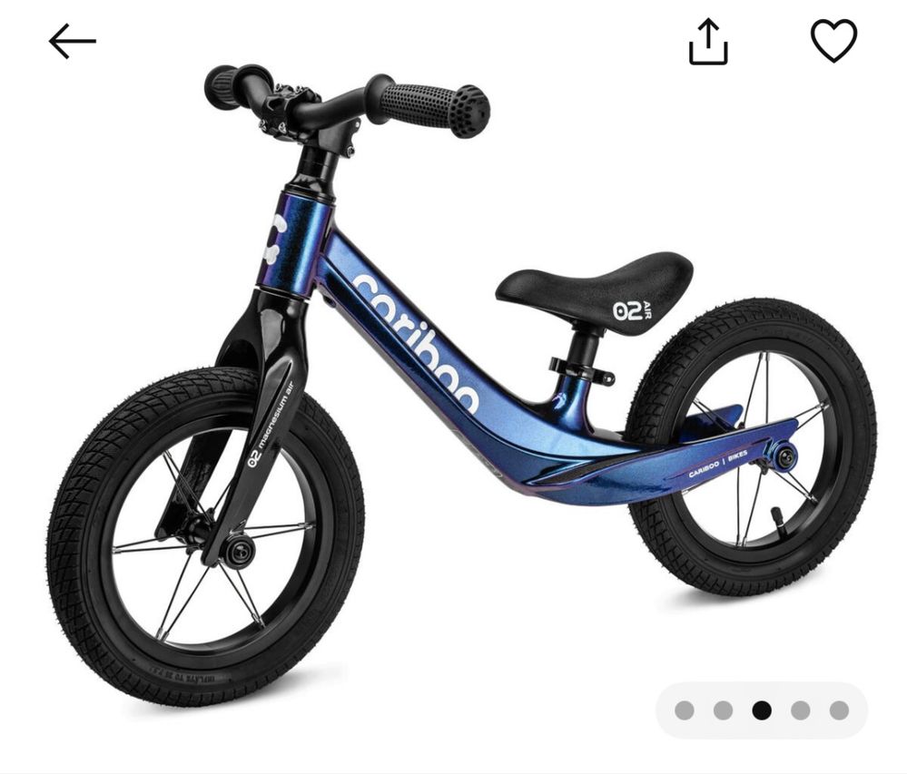 NOWY Rowerek biegowy Cariboo Magnesoum Air