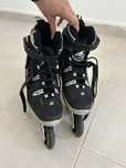 Patins em Linha Rollerblade – Tamanho 39 – Preto e Prateado