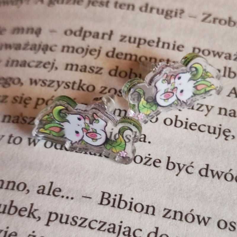 Kolczyki Pokemon Eevee Ewolucje Leafeon