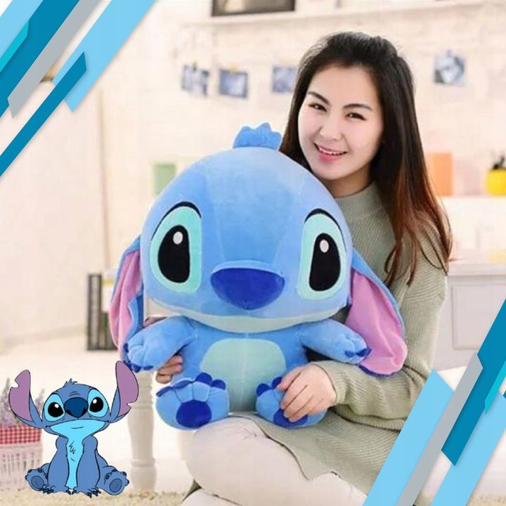 Maskotka Duży Pluszak Stich 55 Cm Xxl Lilo I Stich Niebieski