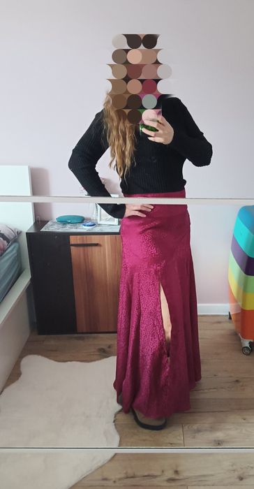 Spódnica maxi Sinsay satyna