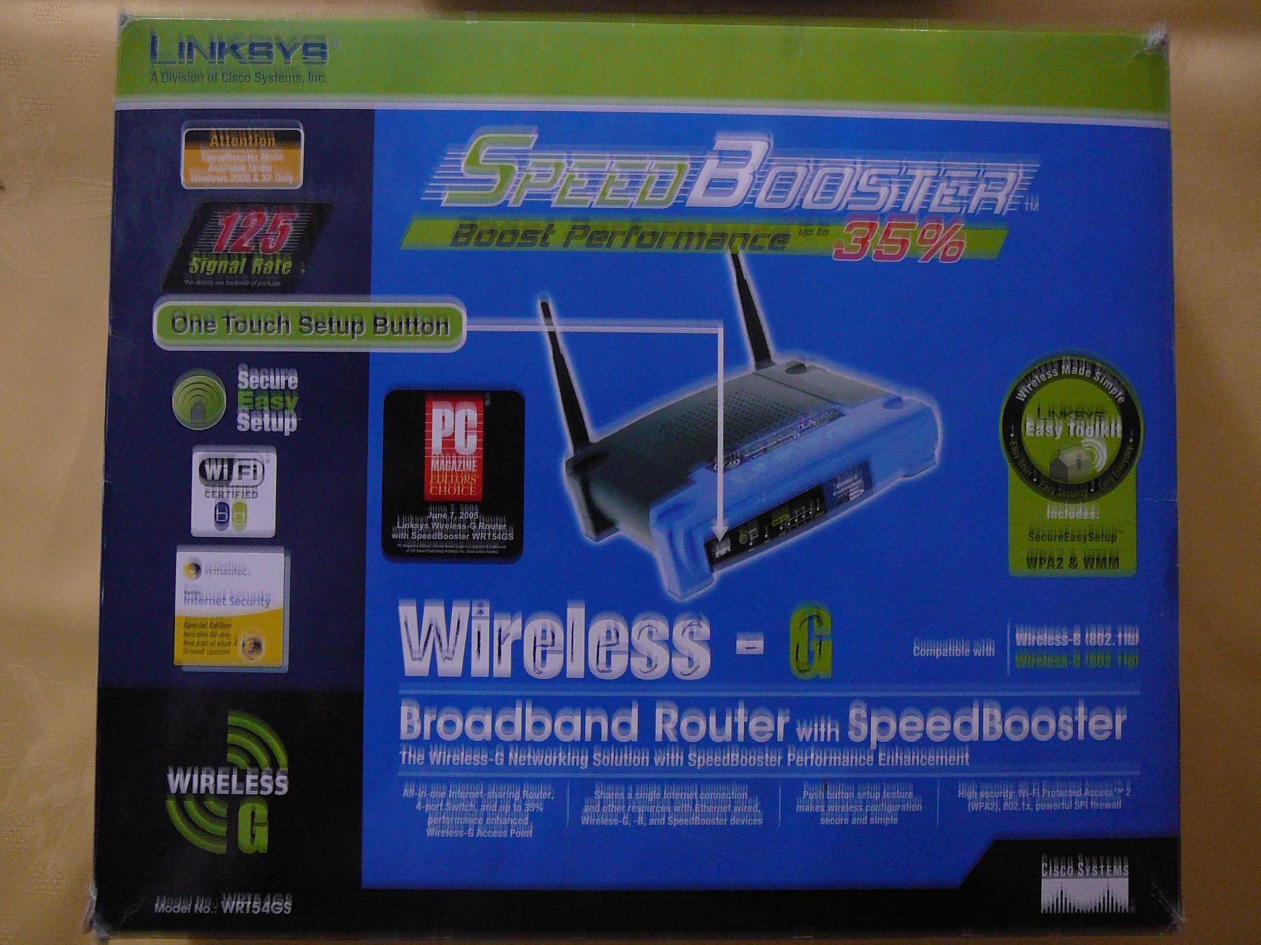 WRT54G – router Linksys