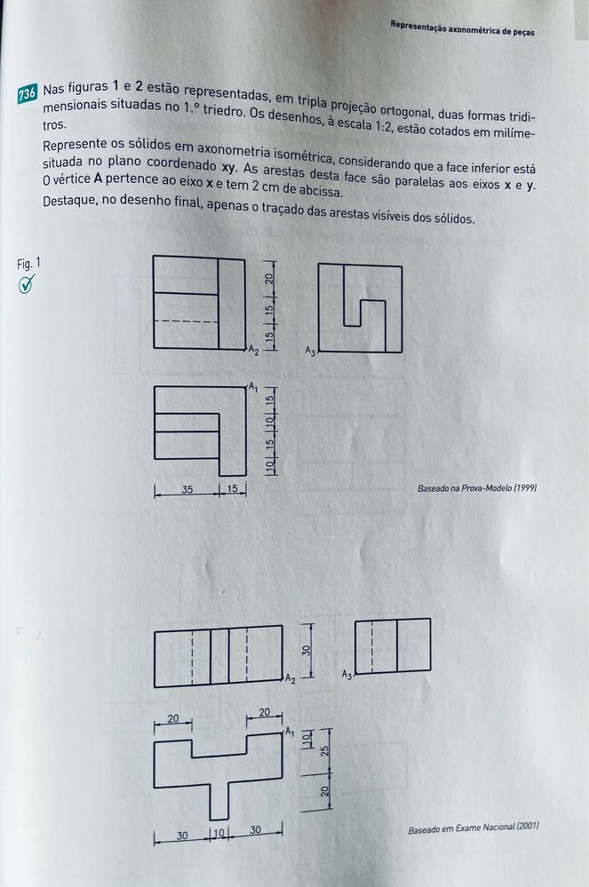 Geometria Descritiva  Livros de Exercicios