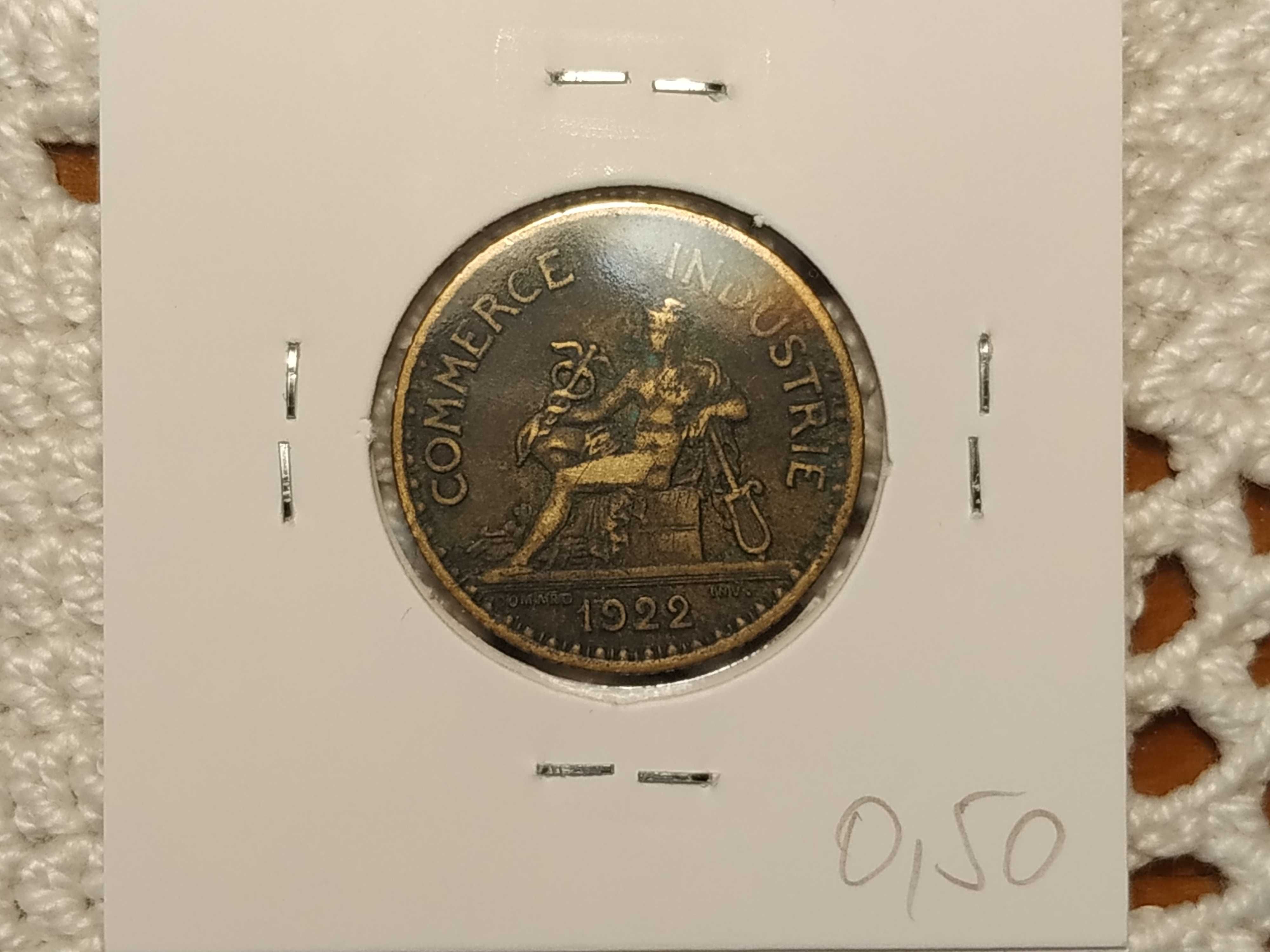 França - moeda de 1 franco de 1922