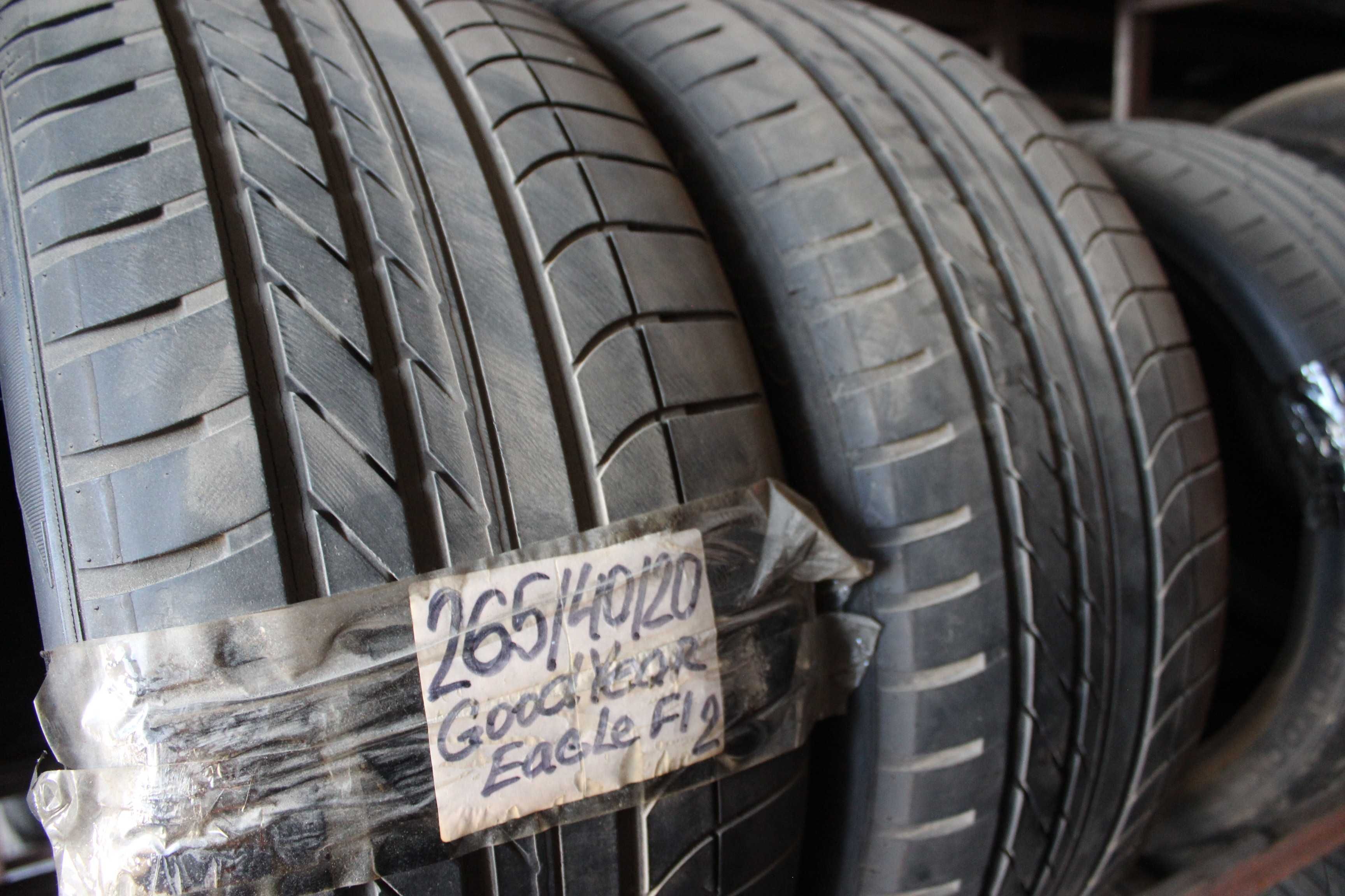 265-40-R20 GOODYEAR EAGLE F1 2штуки пара летней резины GERMANY