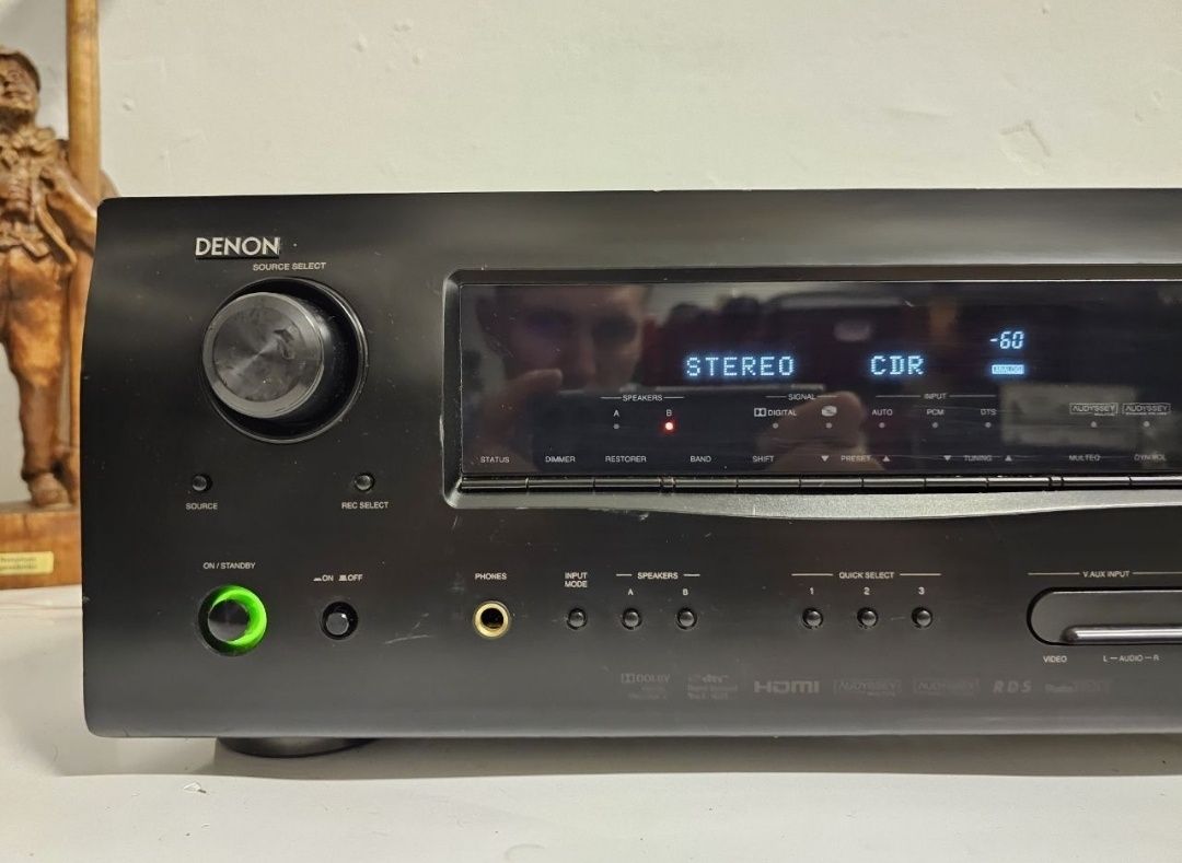 7.1 Amplituner Denon AVR-1509, 110 W/ kan.