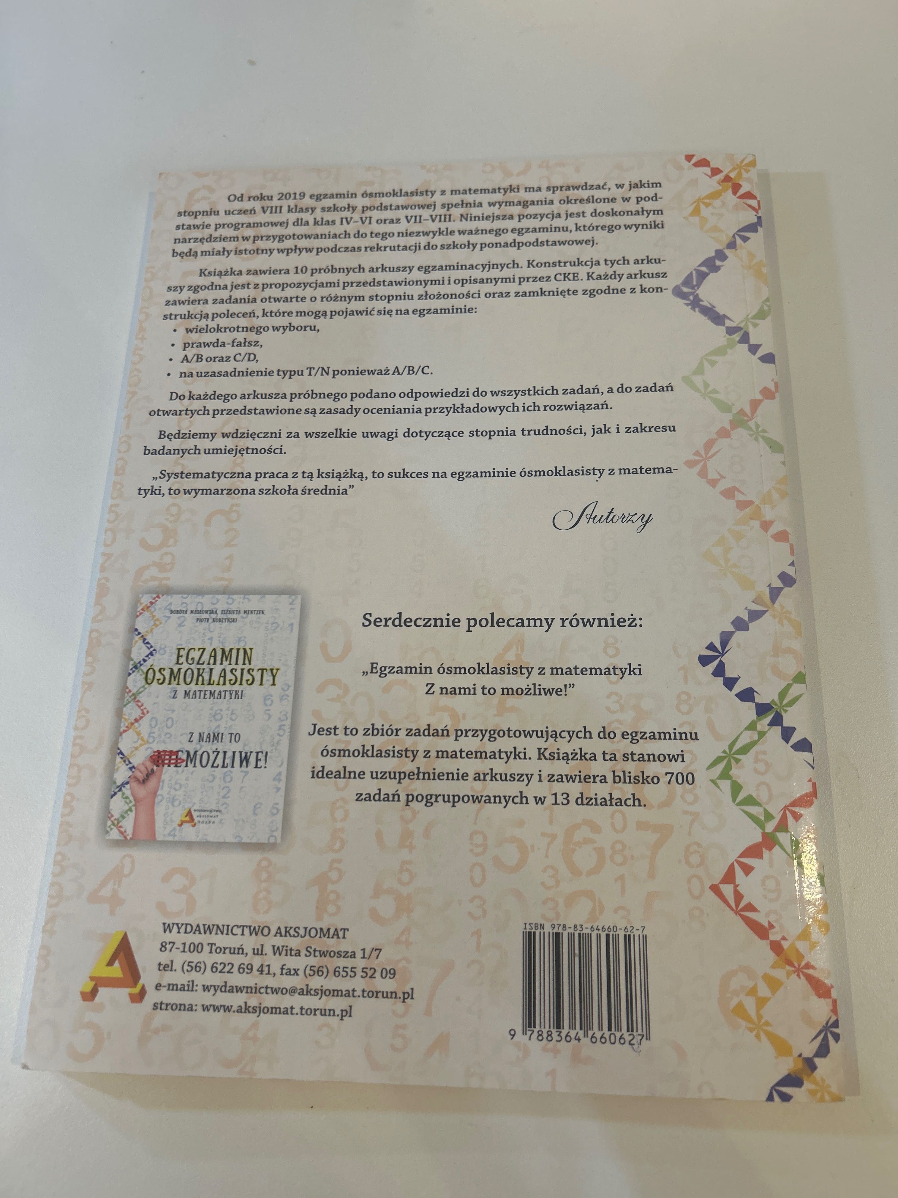 Egzamin ósmoklasisty z matematyki Arkusze próbne poćwicz z nami!