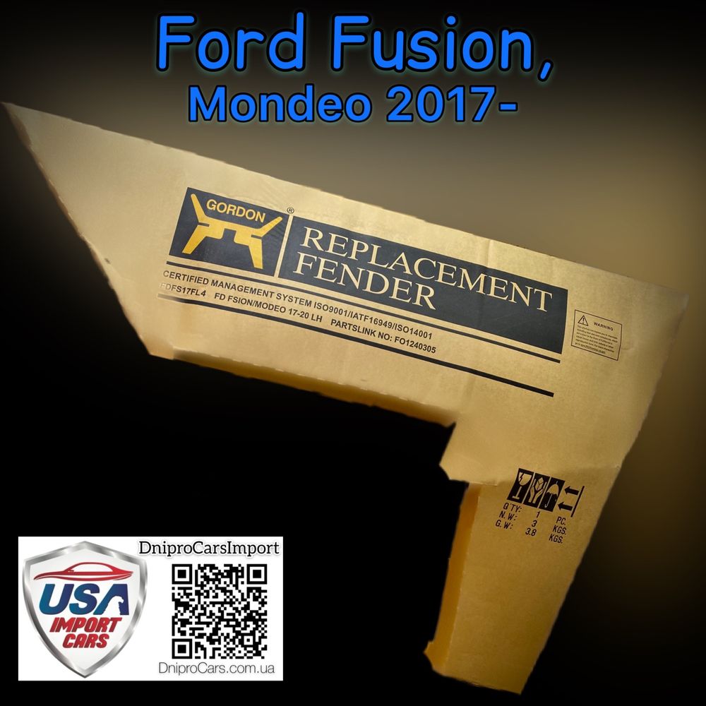 Капот Ford Fusion, Mondeo з 2013, та інші запчастини.