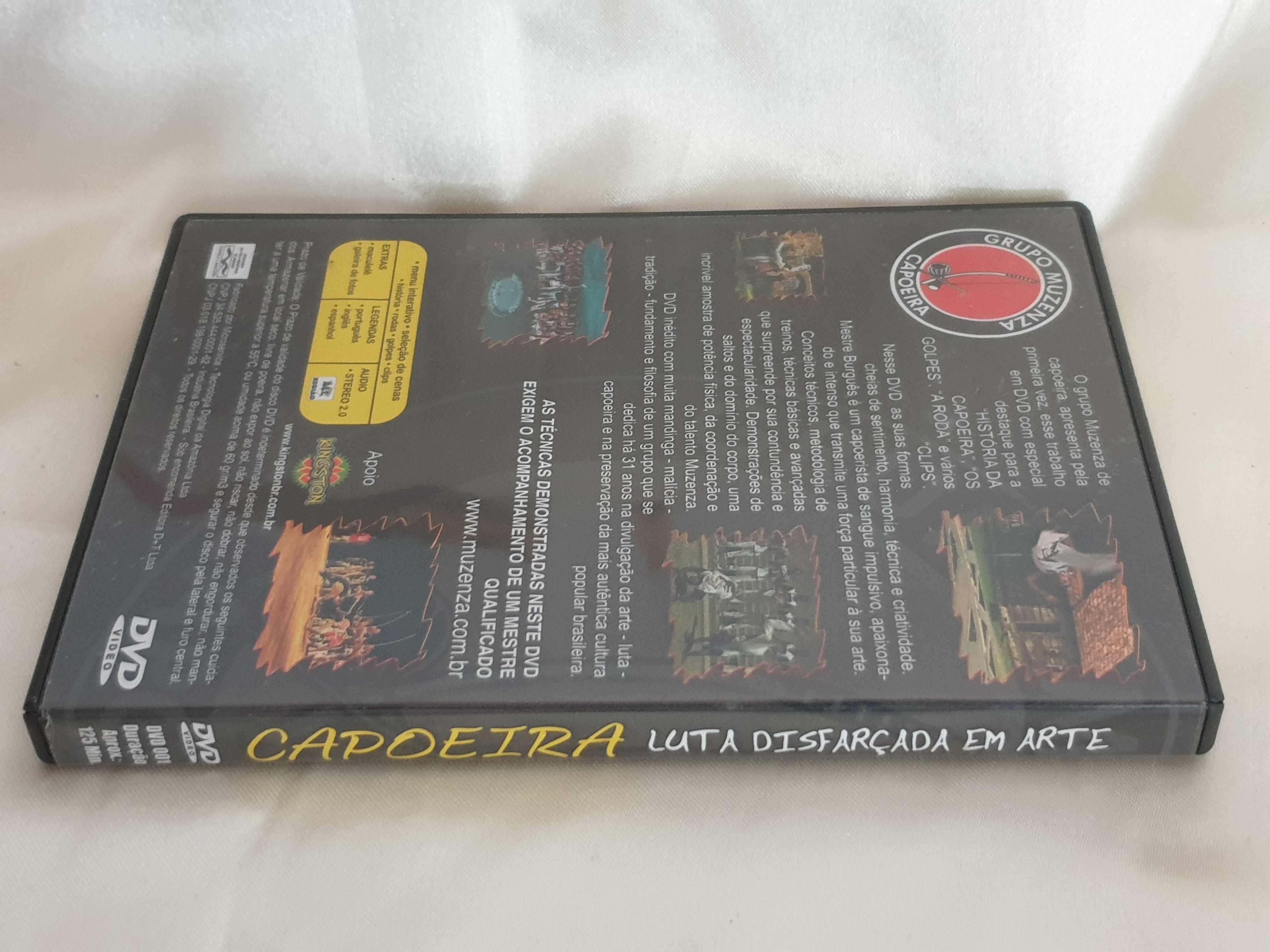 DVD Capoeira Raro – Grupo Muzenza – Estado impecável – c/Capa e Estojo